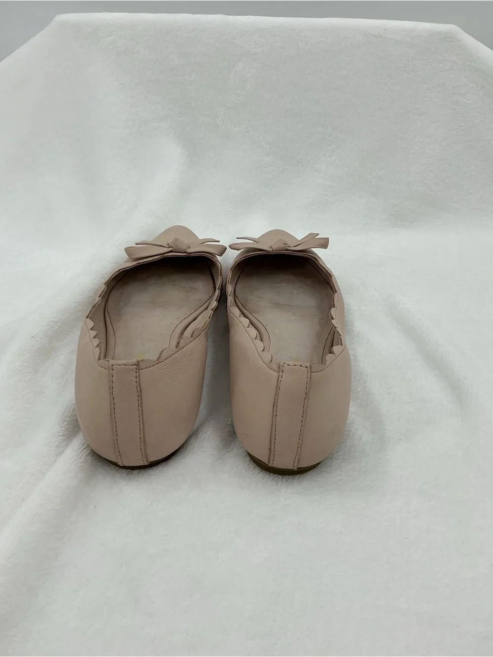 kate spade Blush Bow Pointed-Toe Flats B10